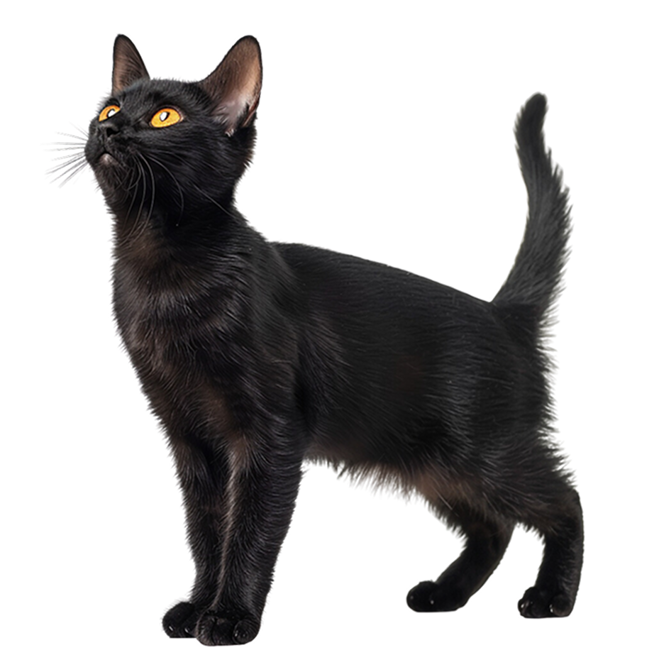 Kleo Cat standing still